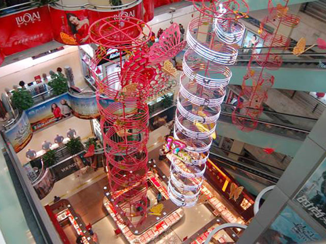 商場(chǎng)裝飾恰到有利商場(chǎng)的發(fā)展和宣傳