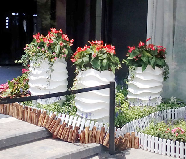 玻璃鋼戶外景觀花盆 玻璃鋼戶外景觀花盆