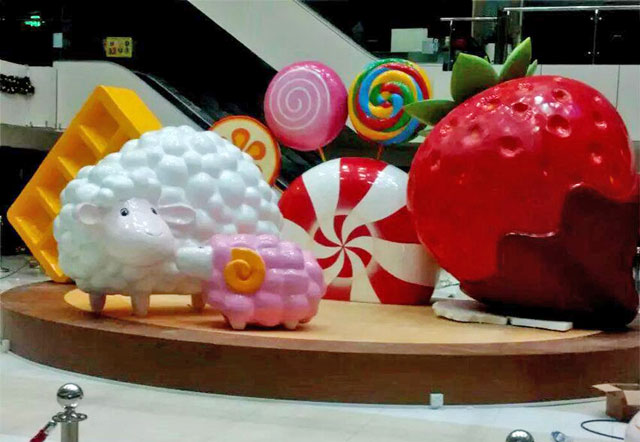 商場卡通主題DP點陳列