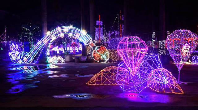 廣場藝術(shù)燈光美陳展示