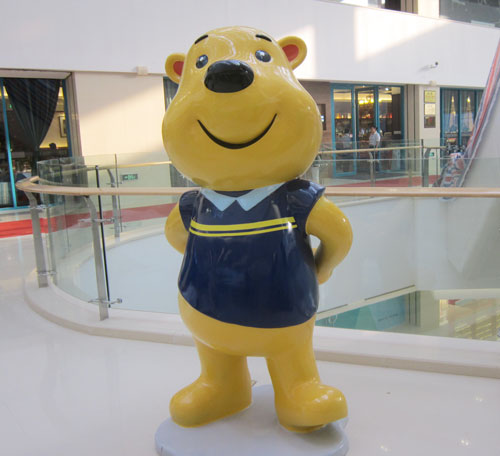 商場小熊雕塑小品