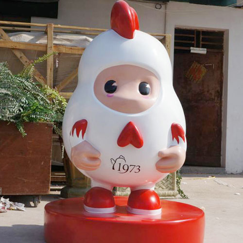 卡通圓形公仔雕塑小品 卡通圓形公仔雕塑小品
