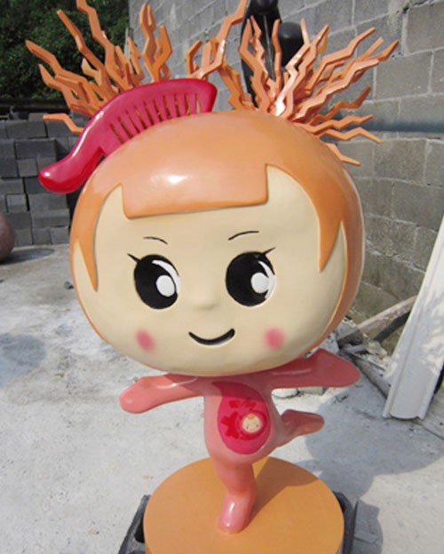 卡通小女孩公仔雕塑 卡通小女孩公仔雕塑