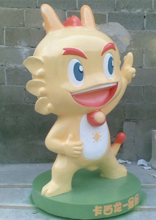 卡通小龍雕塑擺件 卡通小龍雕塑擺件