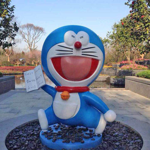 機(jī)器貓公仔雕塑擺件 機(jī)器貓公仔雕塑擺件