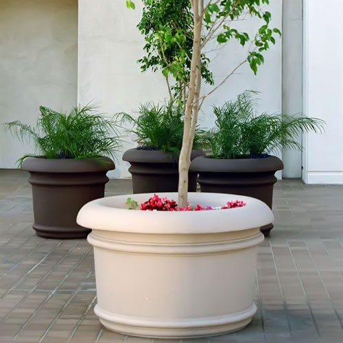 戶外圓形景觀花盆 戶外圓形景觀花盆