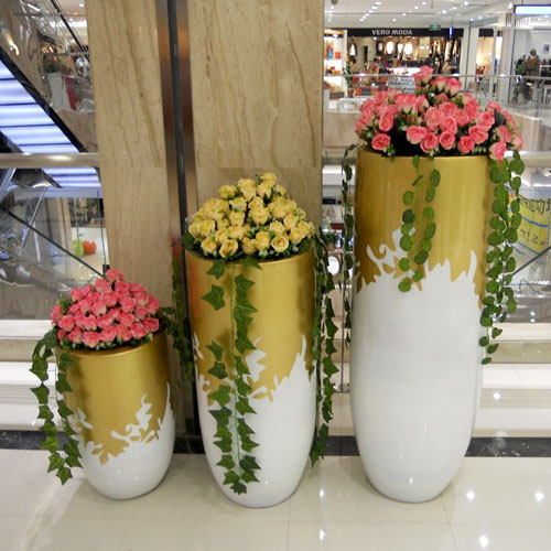 商場美陳花盆組合 商場美陳花盆組合