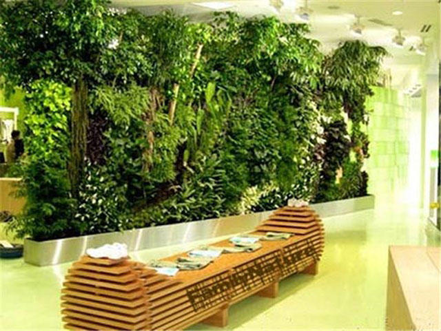 商場裝飾仿真植物墻 商場裝飾仿真植物墻