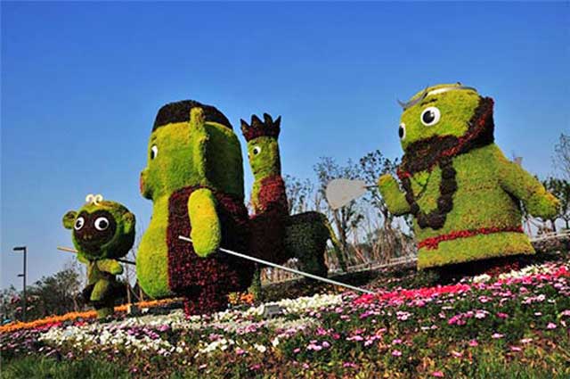 園林仿真綠雕藝術(shù) 園林仿真綠雕藝術(shù)