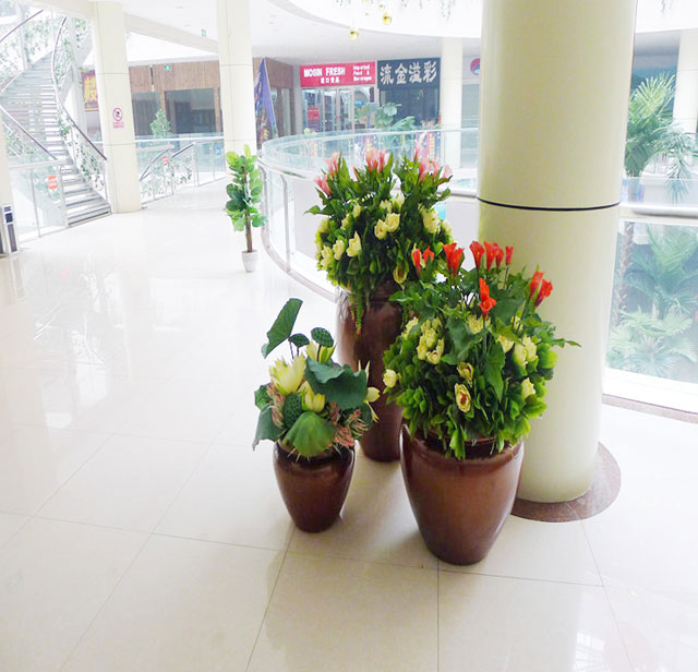 商場仿真花擺件 商場仿真花擺件
