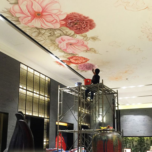 室內天花墻繪藝術