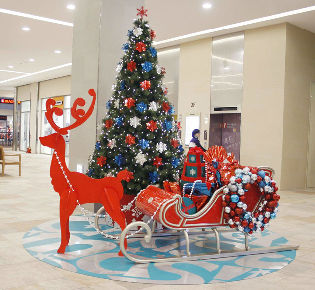 大型商場圣誕美陳布局 大型商場圣誕美陳布局