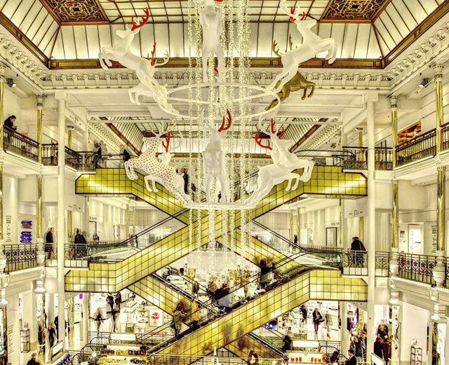 商場中庭圣誕主題裝飾 商場中庭圣誕主題裝飾